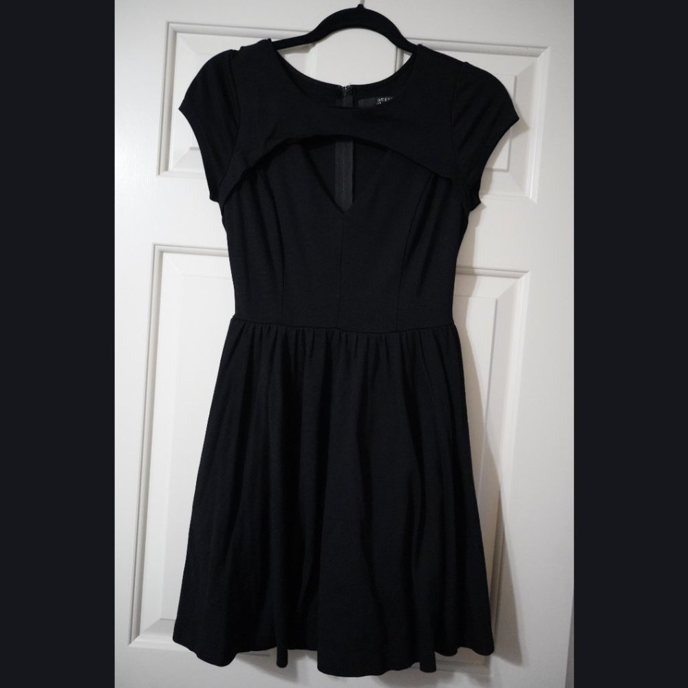 Guess Los Angeles cutout black dress